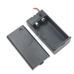 Vente directe d'usine <span class=keywords><strong>9V</strong></span> 6LR61 <span class=keywords><strong>connecteur</strong></span> de batterie avec couvercle coulissant et support de batterie en plastique 6F22 - Product Image 6