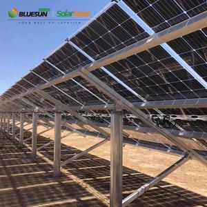 Panneau solaire transparent sans cadre Bluesun 315 W 320W 325WP 330 Watt Double vitrage Panneau solaire pour carport Pergola - Product Image 3