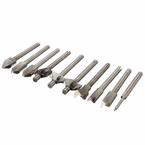 China 10 unids/lote 1/8 Mini HSS carpintería Router Bits <span class=keywords><strong>Dremel</strong></span> herramientas rotativas carpintería Router Bits fresado - Product Image 1