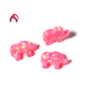 Las mejores ventas elefante <span class=keywords><strong>azul</strong></span> ópalo sintético <span class=keywords><strong>Precio</strong></span> de piedra de 8x11mm - Product Image 2