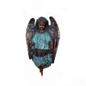 Высокое качество Херувим Бронзовый Ангел фонтан для продажи