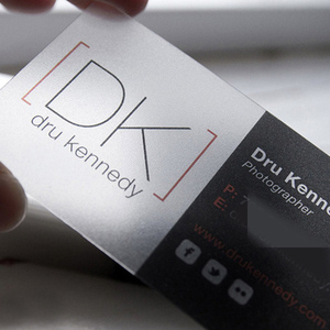 Temizle adı toptan buzlu özel boyutta Logo özel ziyaret kartı baskı ofset baskı kartvizit - Product Image 2