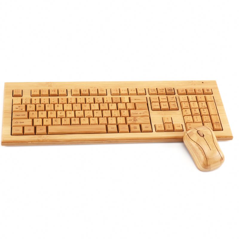 2022 новейшая Экологически чистая Беспроводная USB-клавиатура и мышь 2,4 ГГц