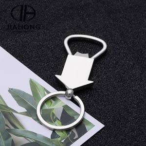 Personalizado Chapado en plata Llavero casa en forma de botella abridor - Product Image 5