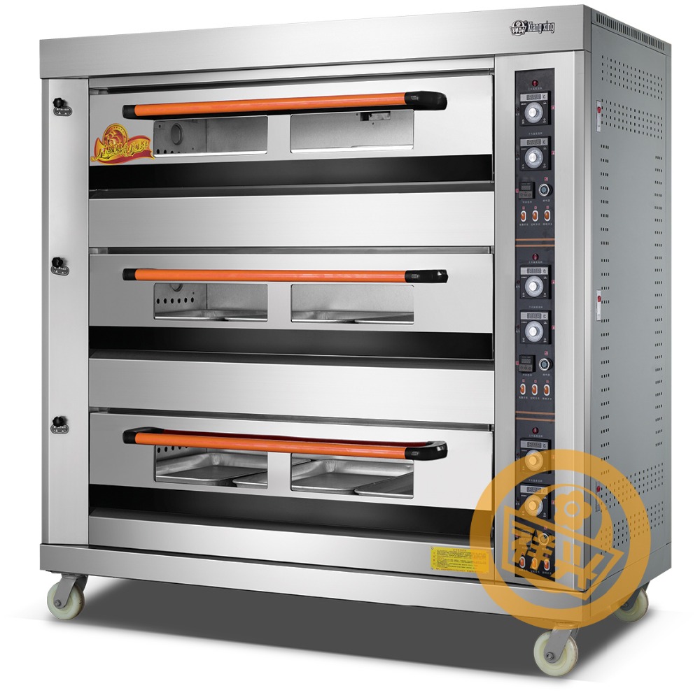 Надежный производитель выпечки предлагает печь для пиццы с 3 полками и 6 лотками