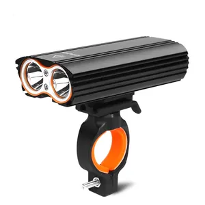 1600Lumen Led Fiets Licht Set 4400Mah Super Heldere Led Fietsverlichting Led Fiets Koplamp