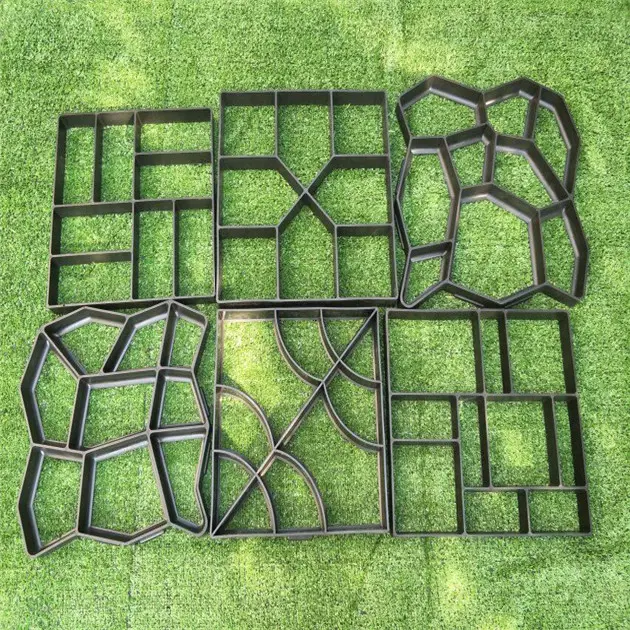 2019 DIY garden park plastic paver mould durable paving stone brick molds