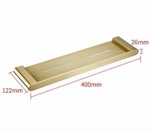 Bathroom Accessories <strong>Shower</strong> Shelf Wall Mounted Brushed Gold Bathroom <strong>Rack</strong> - Product Image 6