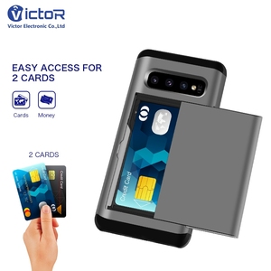 Venta al por mayor de moda acceso 3 ranura <span class=keywords><strong>para</strong></span> tarjeta de crédito Cobertores Estuches <span class=keywords><strong>para</strong></span> Samsung Galaxy S10 caso Plus - Product Image 3