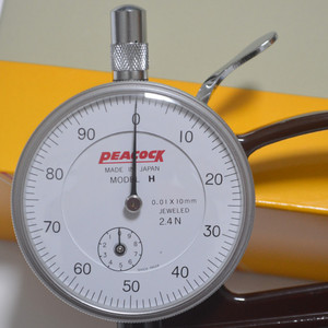 เครื่องวัดความหนา PEACOCK, เครื่องวัดความหนาแบบเซนติเกรด, ตารางความหนา - Product Image 1