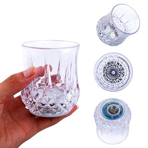 Vino de Champagne Flute'S luz gafas intermitente Led tazas líquido para Bar noche Fiesta Club - Product Image 4