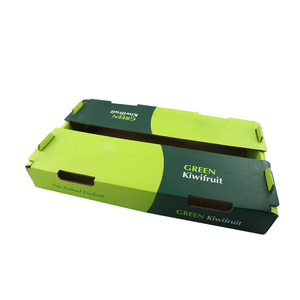 Boîte d'emballage de fruits frais <span class=keywords><strong>Dragon</strong></span>, 10 pièces, en papier ondulé, articles d'emballage auto-évibrants, Recyclable, Jielong tasses CN;SHG - Product Image 6