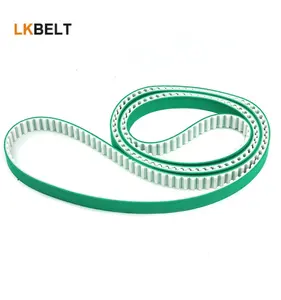 Factory Price Seamless ATM Tooth Type Green Rubber Coated High Tension PU Timing Belt For Sale