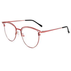 Ojo <span class=keywords><strong>de</strong></span> metal <span class=keywords><strong>Caballero</strong></span> óptica gafas <span class=keywords><strong>de</strong></span> Marcos - Product Image 4