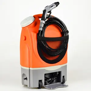 Tragbare Hochdruck-Auto waschanlage 17L wiederauf ladbare batterie betriebene Auto waschanlage, manuelle Auto waschmaschine