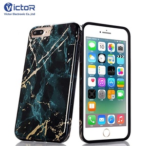 2019 caja del teléfono móvil TPU suave mármol IMD caso para iPhone 7 Plus funda de silicona - Product Image 2
