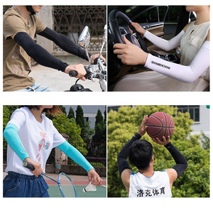 Manicotto da Ciclismo ROCKBROS in Tessuto Ice, Protezione UV per Uomo e Donna, per Campeggio, Estate, <span class=keywords><strong>Basket</strong></span>, Corsa e Bicicletta - Product Image 6