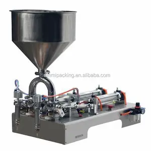 Double Heads Piston Cream Filling Machine,Pneumatic Paste Filler For Cosmetic,Ointment,Shampoo 100-1000ml