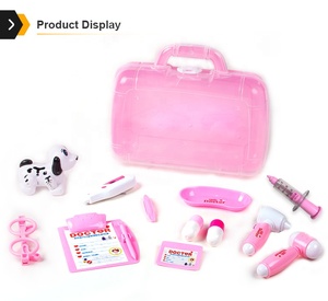 Kinderen Doen Alsof Ze Verhalen Spelen Plastic Medische Set Kits Voor Huisdieren Speelgoed Dokters Met Licht - Product Image 2
