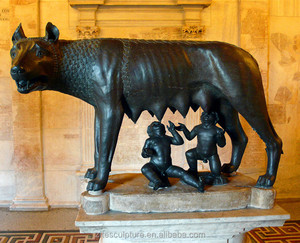 Mestiere Del metallo Bronzo Scultura Capitoline Lupo Romulus e Remus - Product Image 4