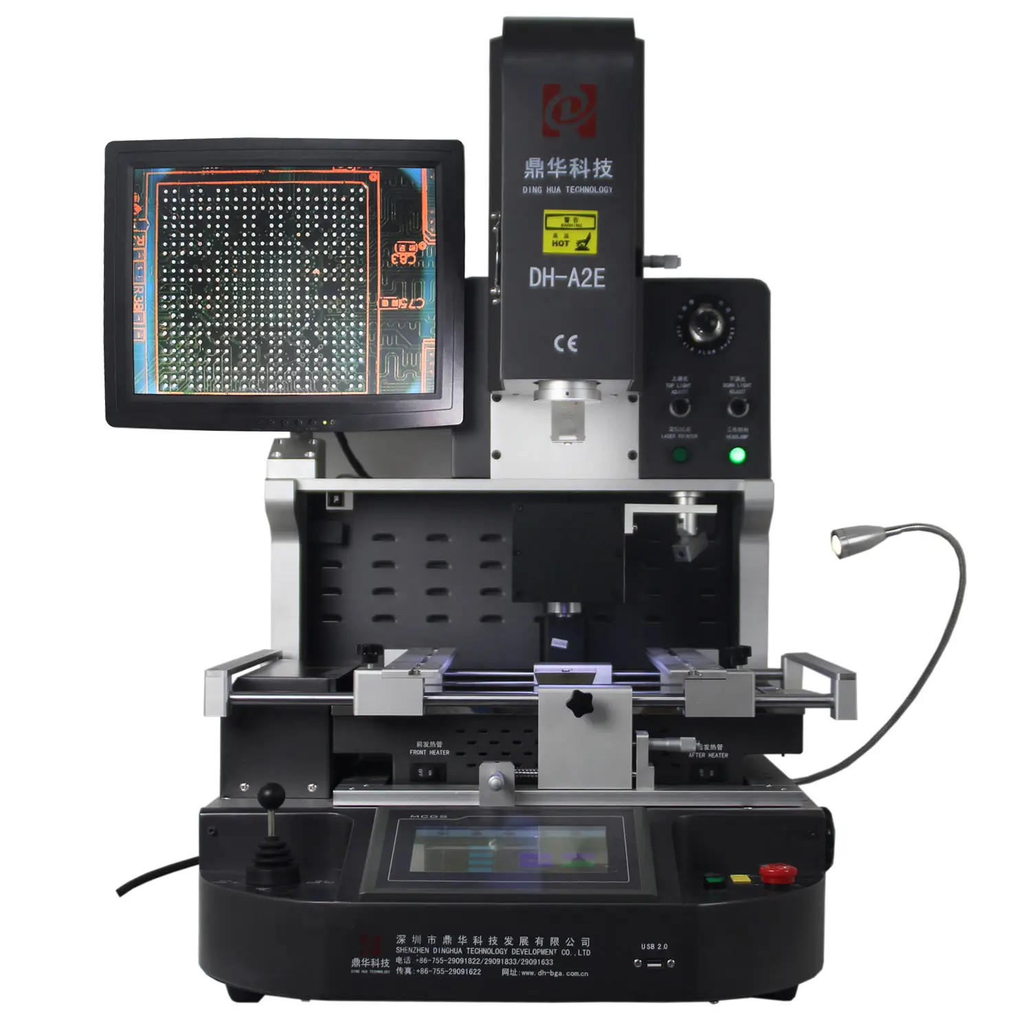 Automated BGA IC chip SMD SMT LED repairing machine soldering and desoldering hot air soldering rework station