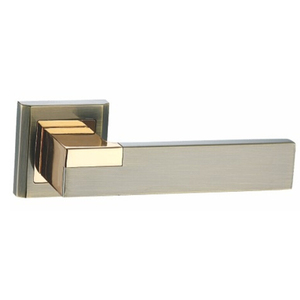 Mới hiện đại tinh tế phòng phong cách Mat Titan kẽm hợp kim Màu Đen Tay Nắm Cửa Cửa <span class=keywords><strong>lever</strong></span> xử lý trên hoa hồng - Product Image 6