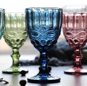 Wholesale Color <strong>Crystal</strong> <strong>Glass</strong> Cup Gift <strong>Set</strong> for Wedding and Restaurant Event - Product Image 2