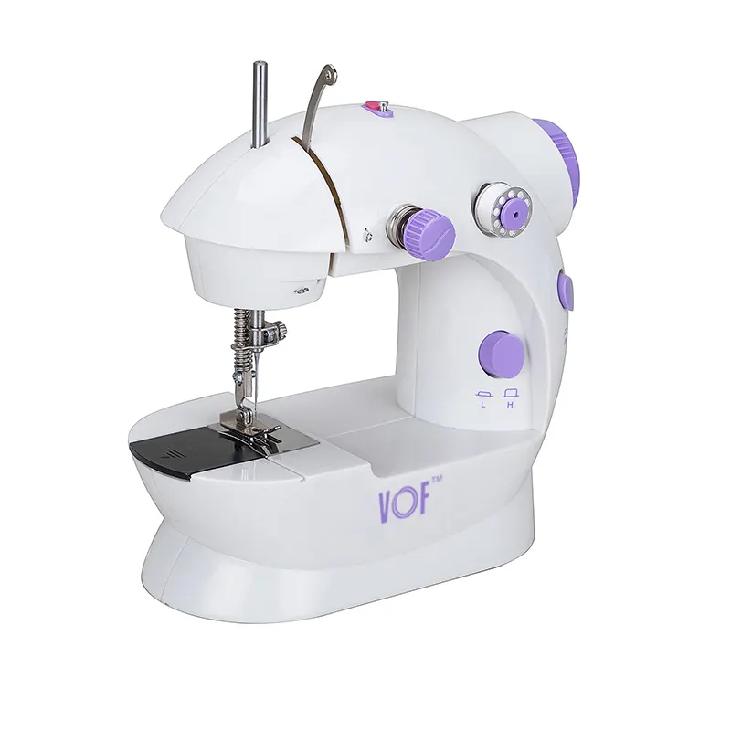 VOF FHSM 202 household mini electric two speed sewing machine with sews sleeves