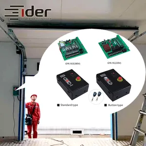 Garage door opener based on rolling coding technology for remote control system with soft start/stop