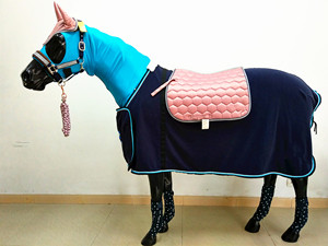 Một Khai Thác Là Một Bộ Thảm Ngựa Yên Pad Fly Veils Ngựa Lông Cừu Băng Ngựa Halters & Dây Dẫn Thiết Bị Cưỡi Ngựa - Product Image 4