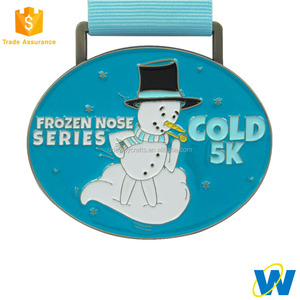 Fabricant Personnalisé En Métal 5 <span class=keywords><strong>K</strong></span> En Cours D'exécution Sport Prix Médaille de Ruban - Product Image 1
