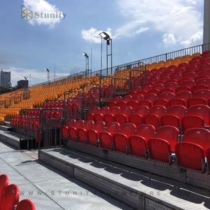 Andamio desmontable para exteriores, de acero galvanizado en caliente, asiento temporal escalonado, soporte de espectador, gradiente - Product Image 2