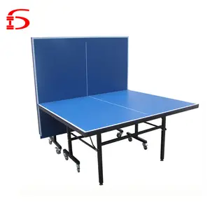 Mesa de tenis de mesa para interiores y exteriores, tablero de MDF con pintura TT