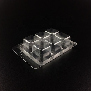 Custom PVC PET Plastic Clamshell Blister Packaging 6 Cavity Wax Melts <strong>Clam</strong> <strong>Shell</strong> for Candles - Product Image 3