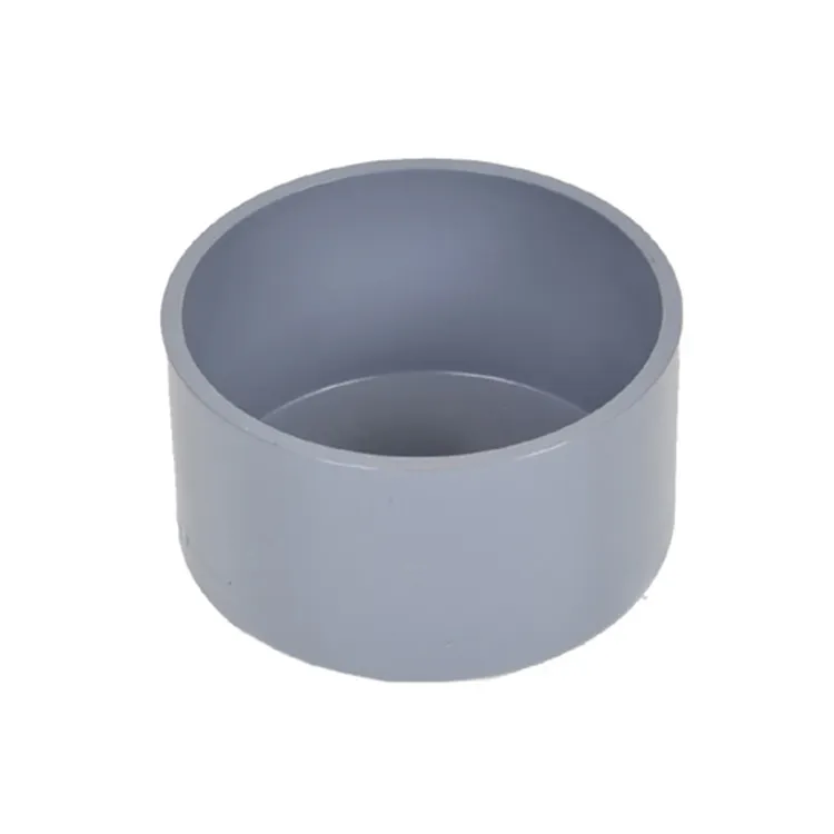 20Mm 75Mm 110Mm 150Mm 200Mm 6 10 12 Inch Vòng Nhựa UPVC PVC Ống End Cap Cho Ống Nước Pvc