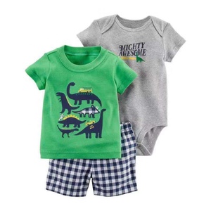 Ensemble 3 pièces de vêtements de qualité supérieure <span class=keywords><strong>pour</strong></span> bébé garçon, chemise barboteuse <span class=keywords><strong>pour</strong></span> nouveau-né, collection - Product Image 6