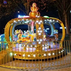 Clásica <span class=keywords><strong>de</strong></span> interior al aire libre, equipo del parque <span class=keywords><strong>de</strong></span> atracciones juegos eléctrica mini caballos <span class=keywords><strong>de</strong></span> carrusel venta paseo - Product Image 1