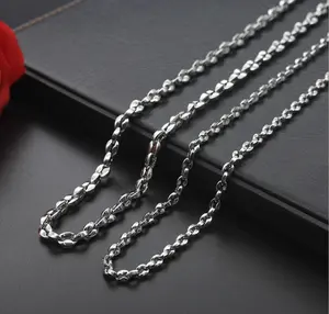 Fashion Coffee bean chain Stainless Steel chain necklace Men Womens OEM/ODM Jewelry chain necklace festival mothers' day gift