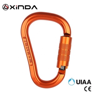 Xinda CE <span class=keywords><strong>certificado</strong></span> 24kN giro mosquetón de escalada de aluminio 7075 - Product Image 2