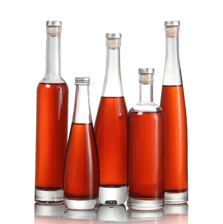 500ml 750ml High-grade glass red wine bottle Vodka Whisky empty bottle