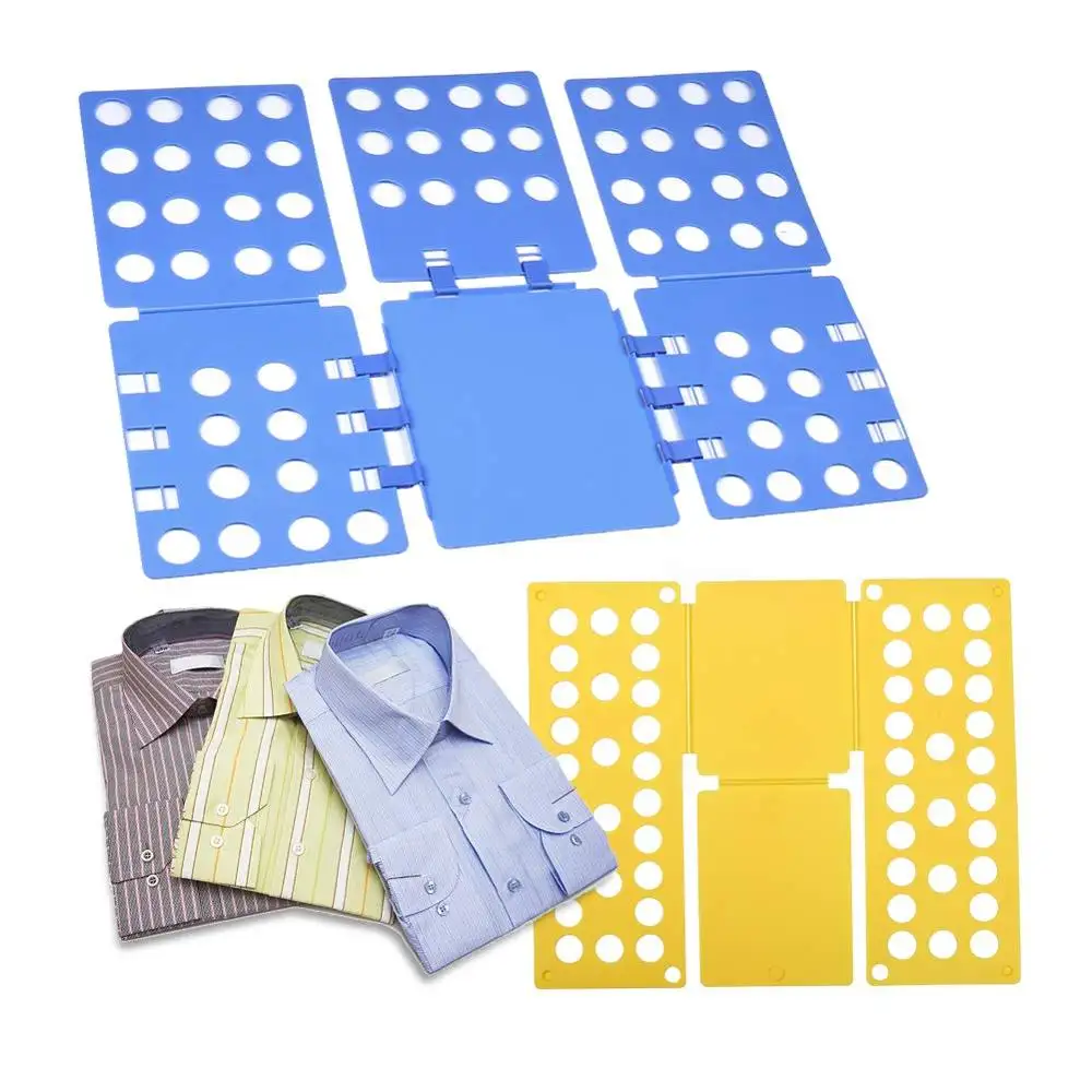 Shirt Folding Board, Easy and Fast Cloth Folder Flipfold Rack for Adult and Kids Dress Pants Towels