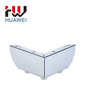 Pieds de table à manger chromés robustes pour meubles DIY, pieds de canapé en métal, pieds de lit – Nouveauté <span class=keywords><strong>2022</strong></span> - Product Image 1