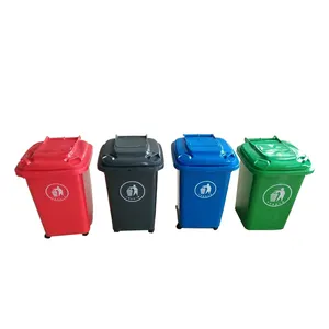 50L plastic dustbins vuilnis afval bin