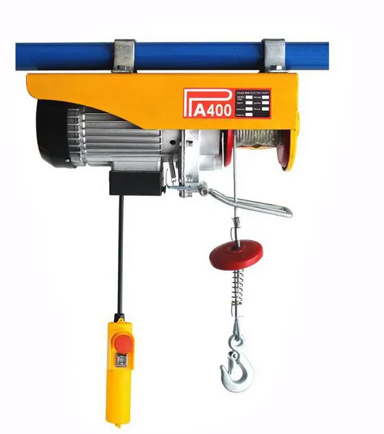 PA mô hình mini electric wire rope hoist hộp số điện ròng rọc giá