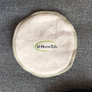 Tampons démaquillants ronds en velours de bambou écologiques réutilisables Customerlized avec poche et sac en coton Meshbag - Product Image 5