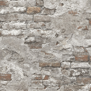 Carta da Parati Decorativa per Ristoranti <span class=keywords><strong>a</strong></span> <span class=keywords><strong>Tema</strong></span> con Motivo <span class=keywords><strong>a</strong></span> Mattoni Grezzi Effetto Muro di Calce 3D in Stile Rustico Moderno - Product Image 2