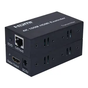 New products 4K HDMI Extender 100M over IP one singal rj45 cat5e/6 cable