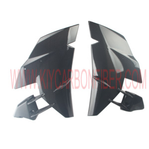 Panneaux latéraux de moto en fibre de carbone, carénages latéraux pour <span class=keywords><strong>KAWASAKI</strong></span> NINJA H2 <span class=keywords><strong>H2R</strong></span> - Product Image 1