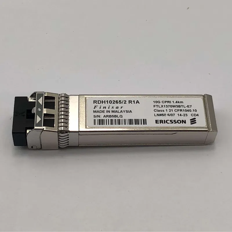 Ericsson RDH10265/2 R1A FTLX1370W3BTL-E7 10G CRPI 1.4km SFP + Émetteur-Récepteur Optique