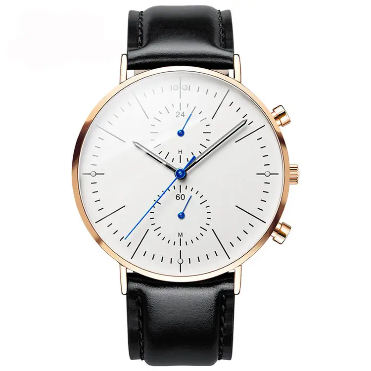 Luxury ultra thin fashion calendar waterproof japan movt quartz stainless steel geneva wrist watch for men